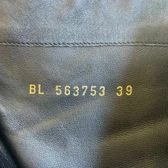 Yves Saint Laurent YSL OPYUM Booties Leather Black 39 9 Point Toe Ankle Boots - Picture 10 of 13